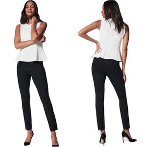 NWT Spanx ponte perfect backseam black pants petite extra small XS